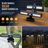2 Adet 36 Led Mandallı Solar Lamba, Güneş Enerjili, Hareket Sensörlü, 3 Modlu, Kıskaçlı Kablosuz Dış Mekân Duvar Apliği Bx40