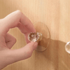 2 Adet Kristal Kendiliğinden Güçlü Yapışkanlı Kulp Askısı Tutma Kolu Bx40