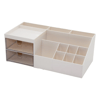 2 Çekmeceli + 12 Bölmeli  Plastik Makyaj - Takı Organizer 12x24cm-- Y: 4-6-7-8-9cm Bx40