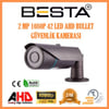 2 MP 1080P 2 Kameralı Harddisk Dahil AHD Güvenlik Seti