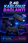 2.4G Kablosuz Gamepadli Mini Oyun Konsolu HDMI Destekli Retro Oyun Cihazı Seti