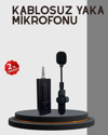 20 Metre Menzilli Kablosuz Yaka Mikrofonu Gürültü Engelleyici
