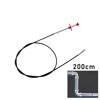 200cm Yaylı - Kıskaç Lavabo - Gider Vb.temizleme - Çok Amaçlı Çubuk Bx40
