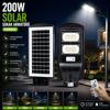 200w - 6500k Solar - Güneş Enerjili Sokak Lambası - Armatür Sensörlü Bahçe-balkon-sokak Ars-348965 Bx40