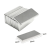 20×10×2 mm N35 Neodyum Mıknatıs – Köşeli, Nikel Kaplama (50’li Set)