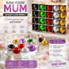 20pcs Suda Yüzen Mum Beyaz - Renkli Bx40