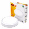 20w Beyaz Metal Kasa Sıva Üstü Yuvarlak Ledli Glop Armatür Ip20 6500k - 1800lm E1212/b Bx40