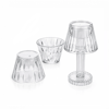 24 Adet Kristal Damlalı Mumluk - Masa Lamba Abajur Mini Pilli Bx40