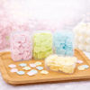 24 Adet Sevimli Sabunlar Mini=1.2-1.5cm Boyutunda Seyahat - Piknik - Okulda 3840pcs ± 10 Mix:kalp- Yuvarlak-çiçek Bx40