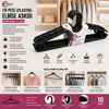 240 Adet Siyah Elbise Askısı Plastik 24x10pcs Bx40