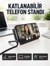 240W Type-C to Type-C Telefon Stand Özellikli Şarj Kablosu