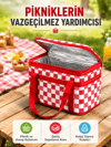25 Litre Geniş Hacimli Termos Çanta Dayanıklı Fermuarlı Isı Korumalı Taşıma Çantası