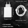 25w Hızlı Şarj Adaptörü Usb-c To Type-c Kablolu – Pd Destekli, Süper Hızlı Şarj Cihazı Bx40