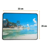 25x32 Cm Küçük Boy Mouse Pad Manzara Ada Bx40