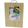 26x36 X 1.7cm Lux Ahşap Bambu Kesim Panosu - Kesme Tahtası Metal Kulplu Bx40