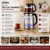 2in1= Çaycı - Kettle Çelik Elektrikli Çay Makinesi 2lt + 1,2lt Çay Süzgeçli 360° Dönebilir Stm-5990 Bx40