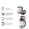 2in1= Çaycı - Kettle Çelik Elektrikli Çay Makinesi 2lt + 1,2lt Çay Süzgeçli 360° Dönebilir Stm-5990 Bx40