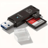 2in1 Usb 3.0  Sd Hafıza Kartı - Tf Kart Okuyucu Hub Adaptör Veri Aktarıcı