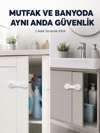 2'li Dolap ve Çekmece Güvenlik Kilidi Seti