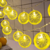 2m 10 Led Pilli 2 Kademeli Limon Led Işık Mz-304