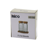 2pcs Bambu Kapaklı Cam Tuzluk - Biberlik - Baharatlık 120ml Bx40