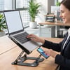 2’si 1 Arada Laptop Ve Telefon Standı – Alümetal Ayarlanabilir,katlanabilir,ergonomik Yükseltici Bx40