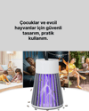 2’si 1 Arada LED Işıklı Elektrikli Böcek Öldürücü