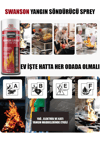 3 Adet Yangın Söndürücü - Yangın Savar Sprey 500ml + 500 Ml + 500 Ml  Ev - Ofis - Oto Araç   Ateş Boğucu Köpük Tabaka Oluşturur Bx40