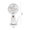 3 Kademeli Çanta Tipi El Fanı – Taşınabilir Mini Serinletici Silikon Askılı Fan Zb103 Bx40