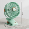 3 Kademeli Mandallı Masaüstü Fan – 360° Tam Tur Dönebilen Oynar Başlıklı Duvara Monte Edilebilen Mini Fan Zb113 Bx40