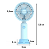 3 Kademeli Masaüstü Fan – Telefon Tutuculu Özellikli Standlı Elde Taşınabilir Mini Fan  Ekl29 Bx40