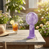 3 Kademeli Masaüstü Ve El Fanı – Telefon Tutuculu, 3 Farklı Değiştirilebilir Halka Tasarımlı Mini Fan  Mzl37a Bx40