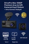 3 Kameralı 1080p Araç İçi Kamera LCD Ekranlı Geri Görüş Destekli Gece Görüşlü G Sensörlü