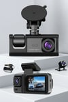 3 Kameralı Dashcam Araç İçi Kamera Ön Arka İç Görüşlü Oto Kamera