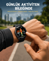 3 Kordonlu AMOLED Akıllı Saat – Sağlık Takipli