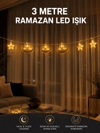 3 Metre Ramazan LED Saçak Işık Ev İçi Dekoratif Aydınlatma