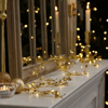 3 Metre Yaldızlı Gold Led Işık – Dekoratif Ortam Ve Yılbaşı Aydınlatması Bx40