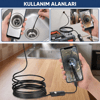 3 Metre Yılan Kamera - Android Destekli - LED Işıklı - IP67 Su Geçirmez