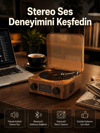 3-ü-1 Arada Bluetooth Hoparlör – Işıklı Saat ve Gece Lambası Yeni Nesil