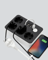 3 USB Çıkışlı 4’lü Akıllı Priz 2500W 2 Metre Kablo