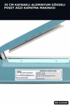 30 Cm Kaynaklı Alüminyum Gövdeli Poşet Ağzı Kapatma Makinası FS-300 Isı Ayarı 8 Kademe BX-313435