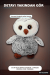 30 cm Peluş Baykuş Oyuncak - Yumuşak Dolgulu, Elde Yıkanabilir, Kahverengi-Siyah Seçenekli BX-313545