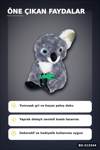 30 cm Yumuşak Bambulu Peluş Koala Oyuncak - Çocuk Odası Hediyelik Dekor BX-313544