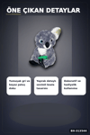 30 cm Yumuşak Bambulu Peluş Koala Oyuncak - Çocuk Odası Hediyelik Dekor BX-313544