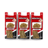 300 Adet 12x40 Sarı Tp Çelik Tel Çivi 12x25pcs Bx40