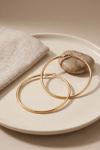 316L Çelik Gold Renk 56 mm Halka Küpe