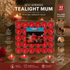 32pcs Renkli Tea Light Yuvarlak Mum Mix - Herhangi Bir Renk Gönderilir Bx40