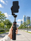 360° AI Akıllı Takipli Selfie Stick Gimbal Stabilizatör Bluetooth Kumandalı Uzayabilir Telefon Tripodu