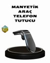 360° Dönebilen Manyetik Araç Telefon Tutucu Sarsıntısız ve Şık Tasarımlı