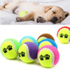 3'lü Renkli Desenli Tenis Topu Kedi Köpek Oyuncağı Bx40